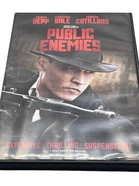 Public enemies DVD Johnny Depp copyright 2009 Universal Pictures Rated R READ